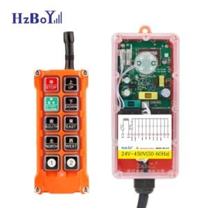 HZBOY F23-A+ Industrial Radio Remote Control for Crane & Hoist – 8 Single-Speed Functions