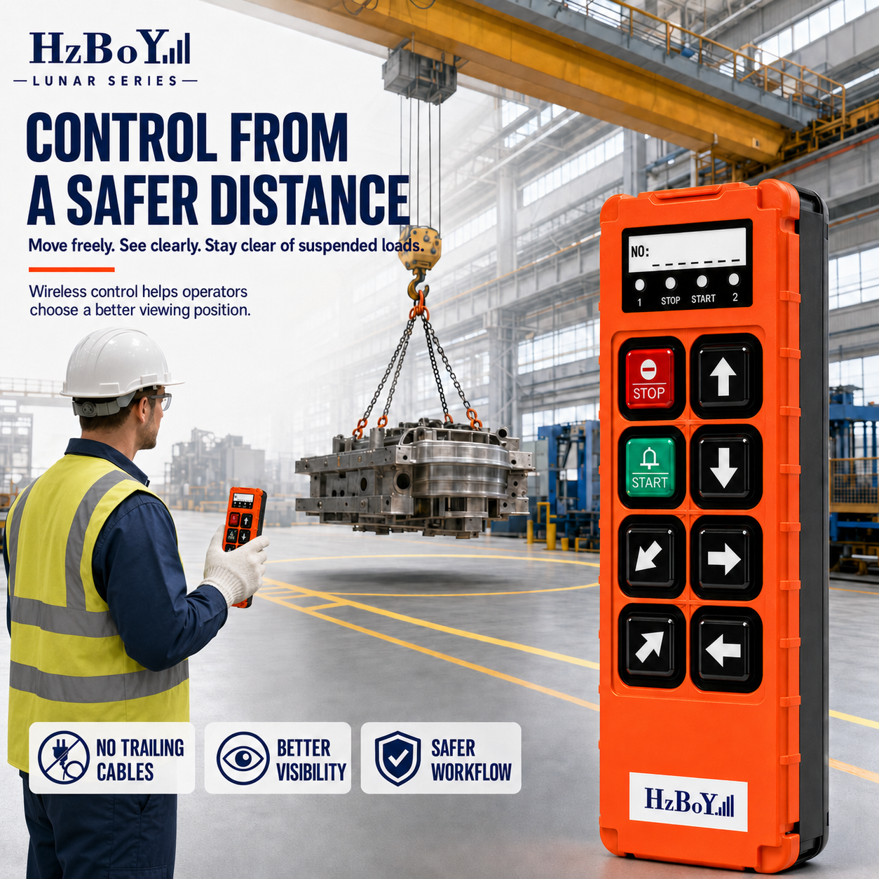 Control from a safer distance
