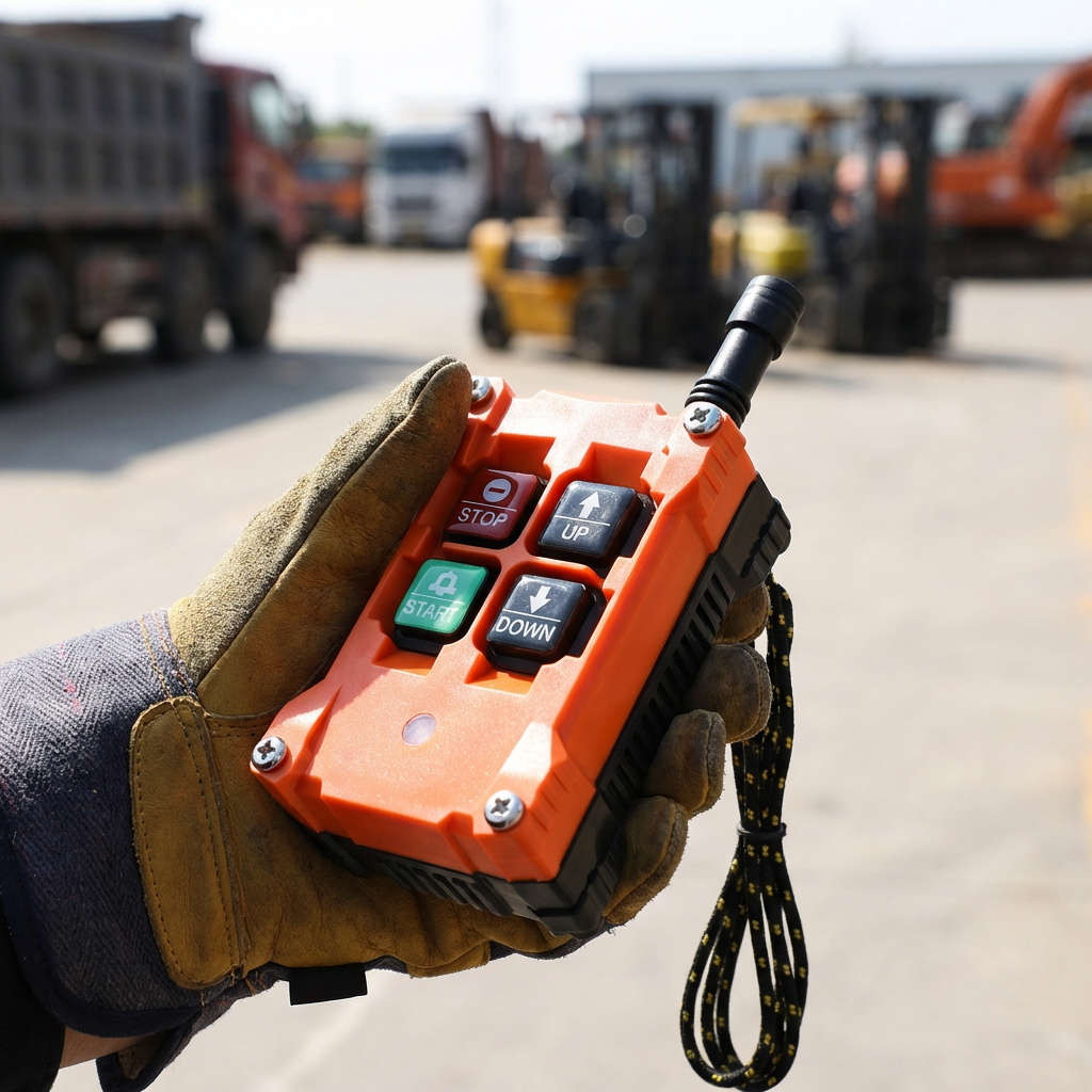 HZBOY F21-2S two-button wireless remote control for simple tail lift operation