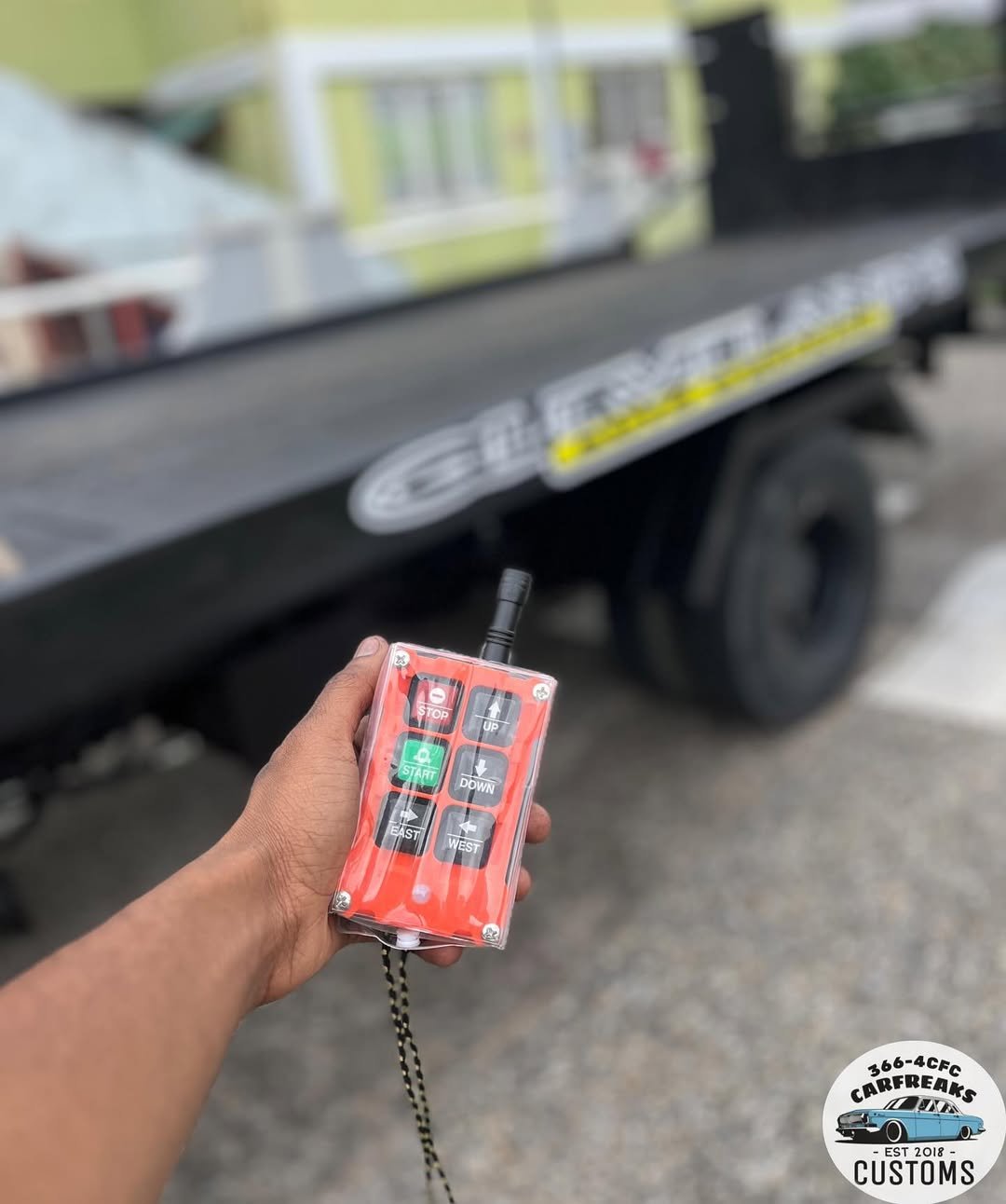 F21-4S customer installation on vehicle equipment