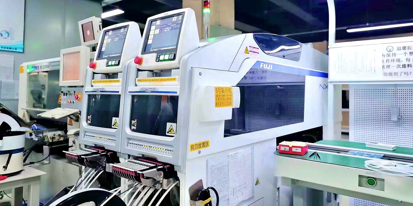 HZBOY automated SMT production line for industrial remote control PCBs