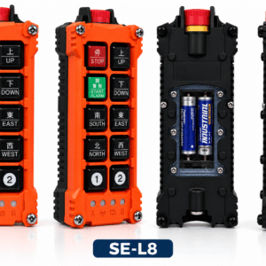 HZBOY SE-8 industrial radio remote control four-view product image